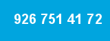 926 751 41 72 926 751 41 72